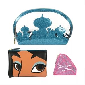 Danielle Nicole x Disney Jasmine Cosmetic coin Purse Set new with tags